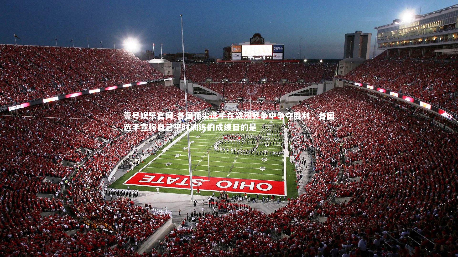 各国顶尖选手在激烈竞争中争夺胜利，各国选手宣称自己平时训练的成绩目的是